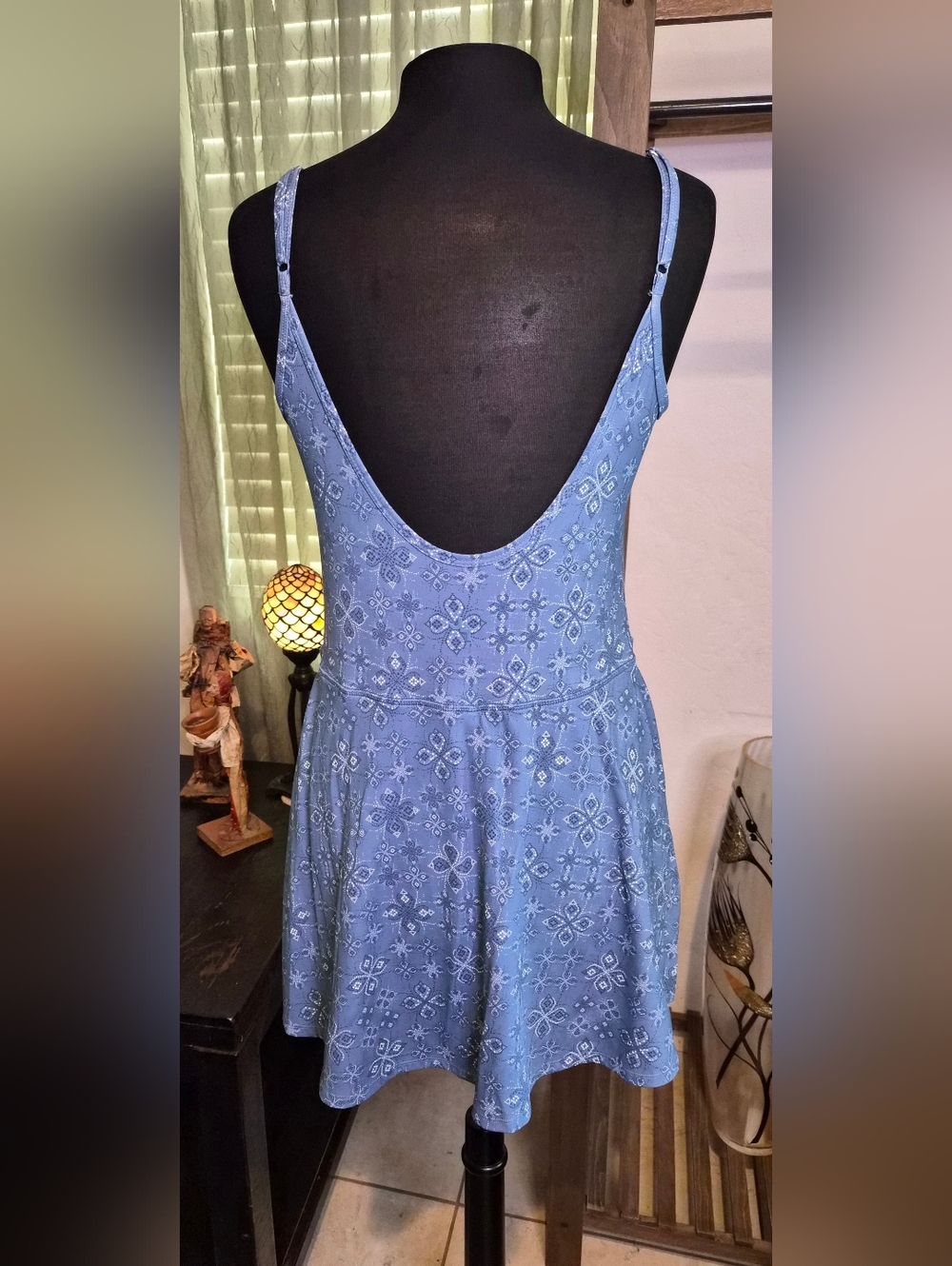 JoyLab Faux-Denim Romper #0220 - Picture 5 of 14